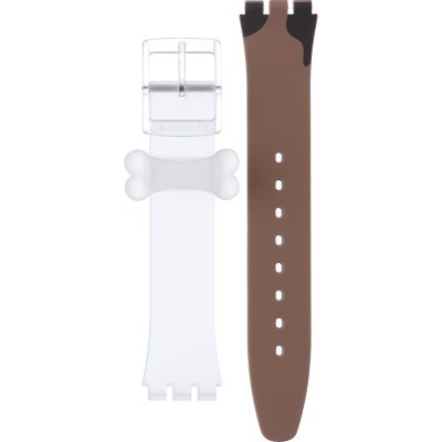 Swatch Plastic - Originals Medium (34mm) /Access/Solar/Musicall/Stop - G/SK/SL/SR/SS/SO28 AGE277 GE277 Rosie Bone Horlogeband