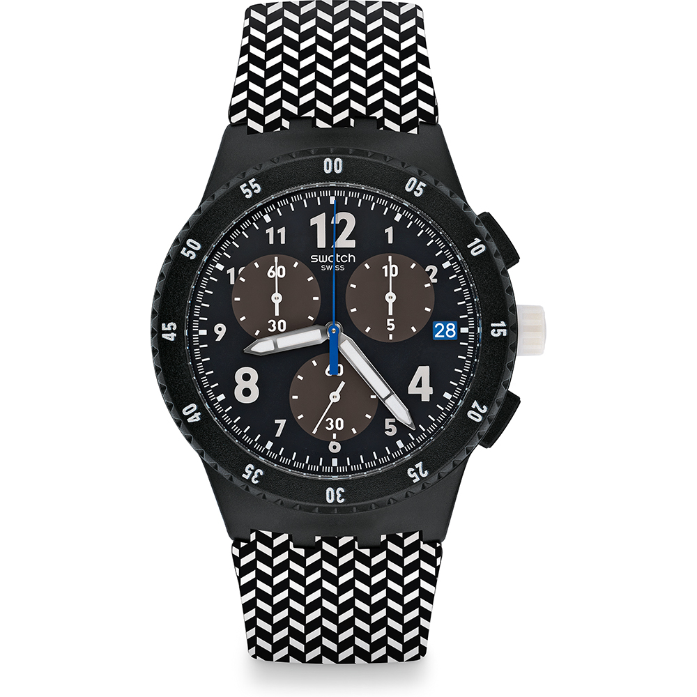 Swatch New Chrono Plastic SUSB407 Girotempo Horloge