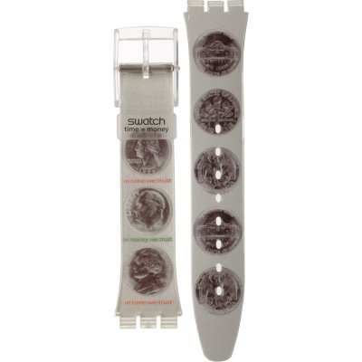 Swatch Plastic - Originals Medium (34mm) /Access/Solar/Musicall/Stop - G/SK/SL/SR/SS/SO28 AGK255 GK255 Sesterce Horlogeband