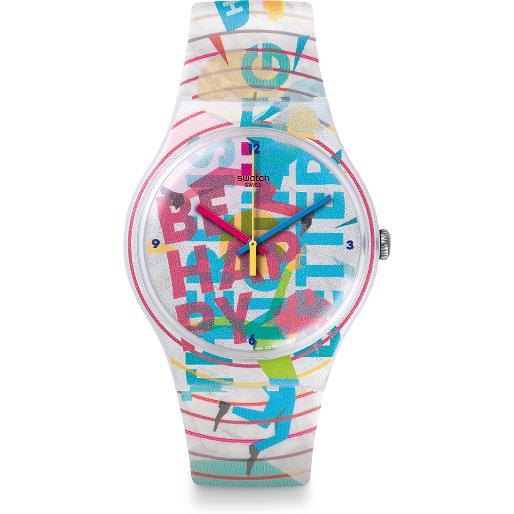 Swatch NewGent SUOZ196 Go Happy Horloge