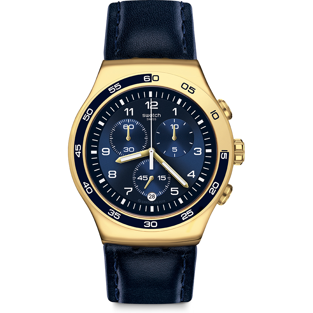 Swatch The Chrono YOG409 Golden Yacht Horloge