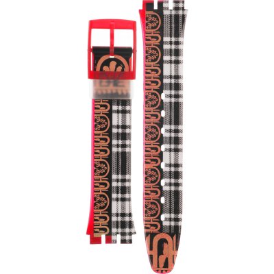 Swatch Plastic - Originals Medium (34mm) /Access/Solar/Musicall/Stop - G/SK/SL/SR/SS/SO28 AGR128 GR128 Mr Watson Horlogeband