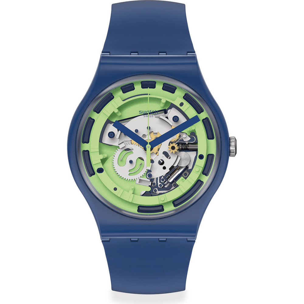 Swatch NewGent SUON147 Green Anatomy Horloge