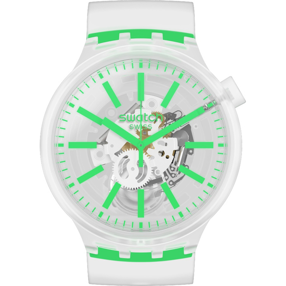 Swatch Big Bold SO27E104 GreenInJelly Horloge