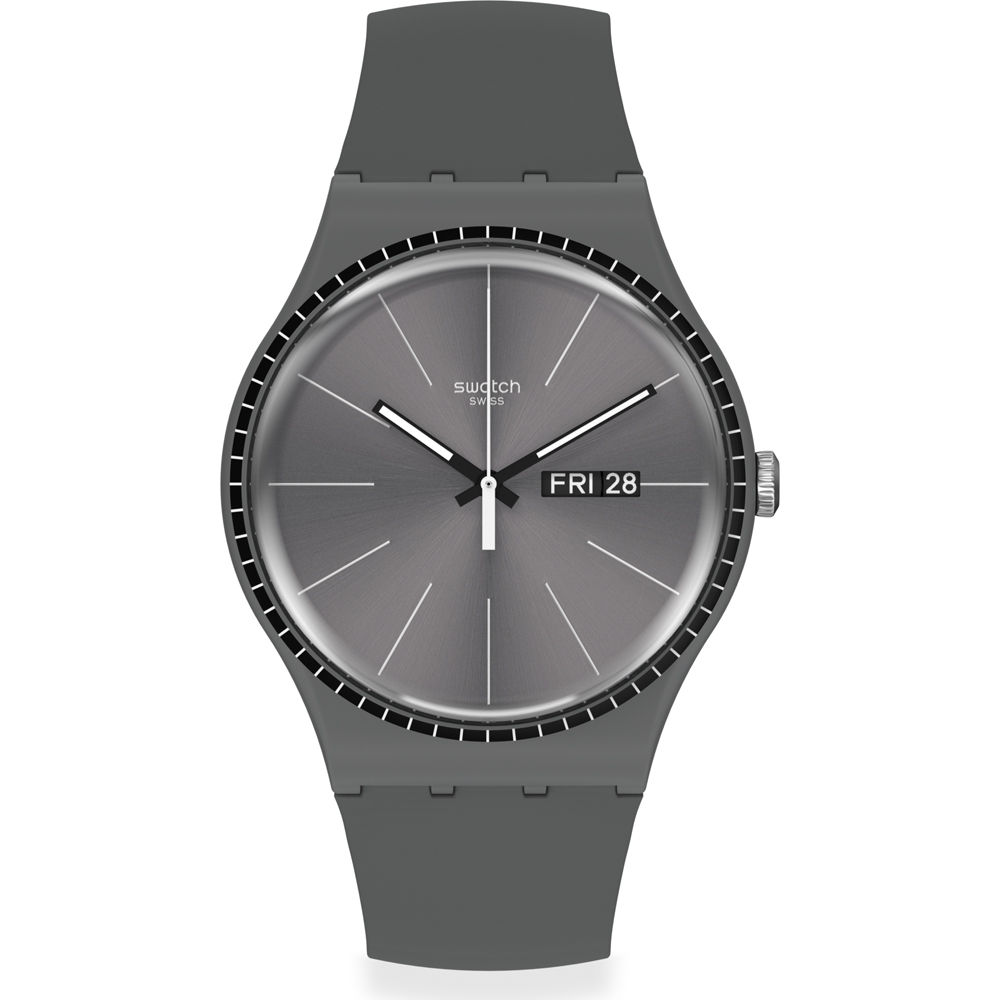 Swatch NewGent SUOM709 Grey Rails Horloge