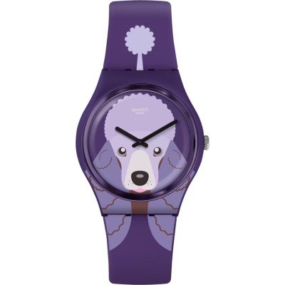 Swatch Originals Medium (34mm) GV133 Purple Poodle Horloge