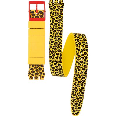 Swatch Plastic - Originals Medium (34mm) /Access/Solar/Musicall/Stop - G/SK/SL/SR/SS/SO28 AGZ251 GZ251 Punk Horlogeband