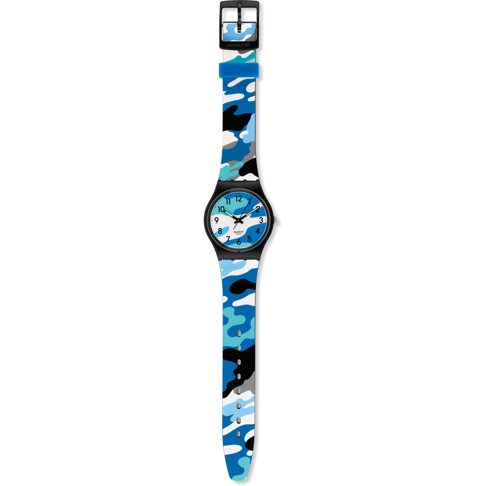 Swatch Standard Gents GB263 Hiding Blue Horloge