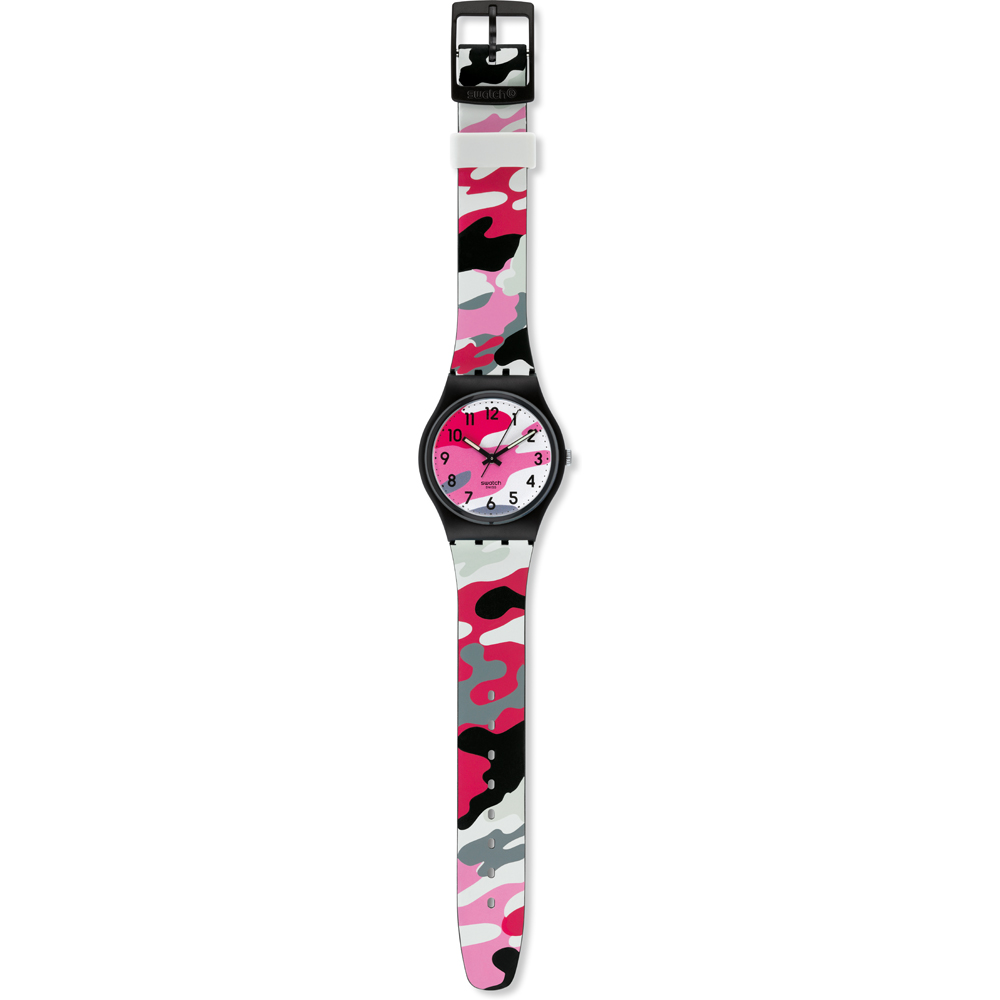 Swatch Standard Gents GB262 Hiding Pink Horloge