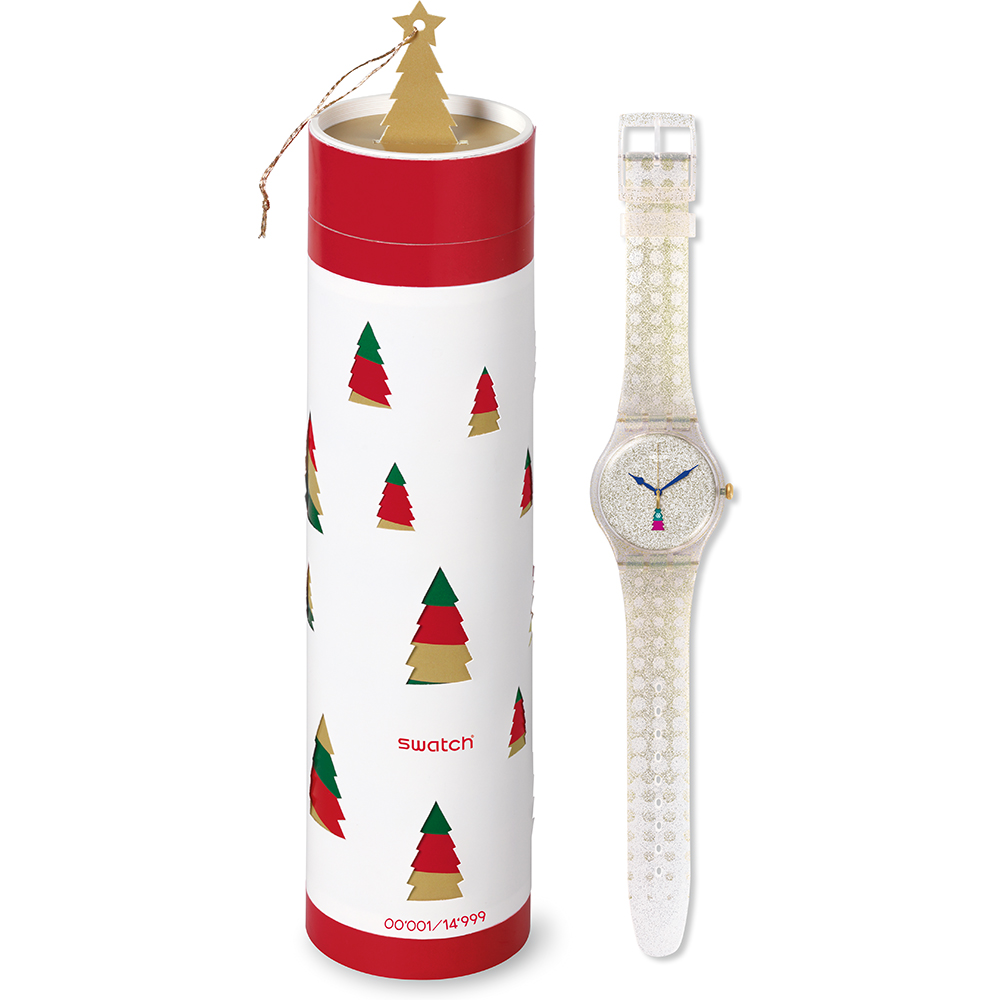 Swatch Christmas Specials SUOZ709S Holiday Twist Horloge