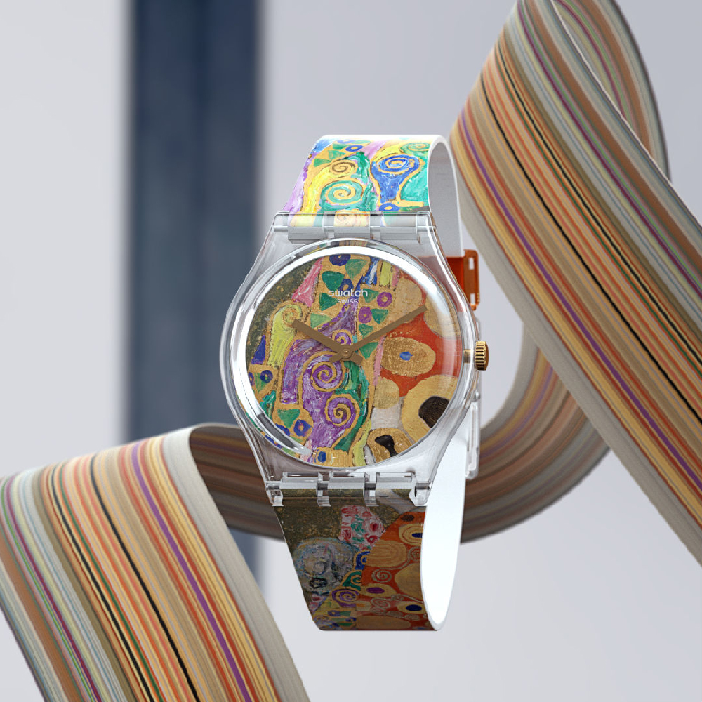 Swatch Speciale en gelimiteerde uitgaven GZ349 Hope, II by Gustav Klimt  horloge • EAN: 7610522833029 • Horloge.nl
