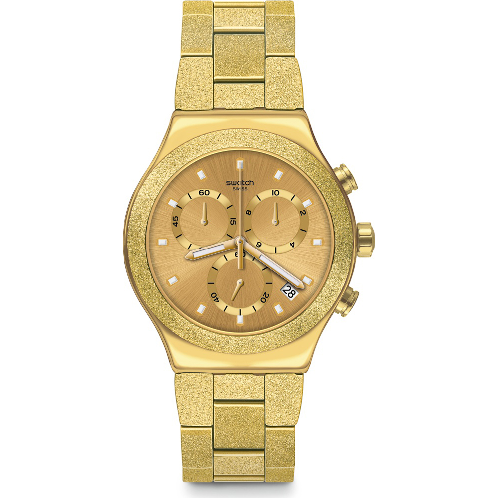 Swatch Irony - Chrono New YVG407G Irony Goldshiny Horloge