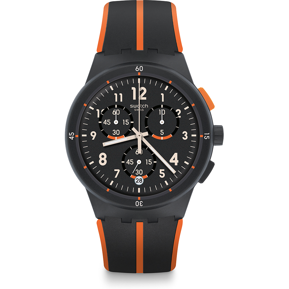 Swatch New Chrono Plastic SUSA402 Laseray Horloge
