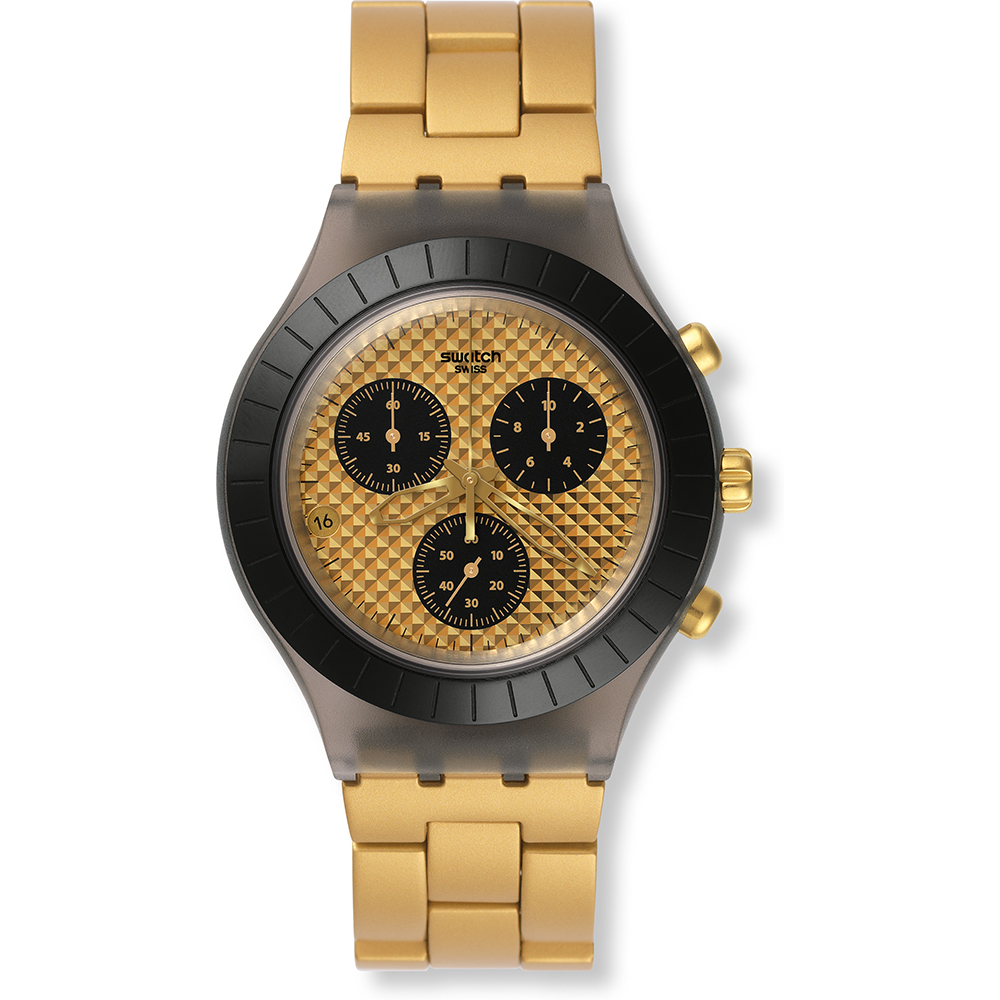 Swatch Chrono SVCM4010AG Desert Sands Horloge