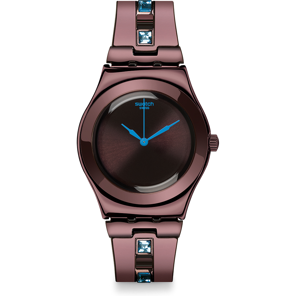 Swatch Irony Medium YLC100G Saphring Horloge