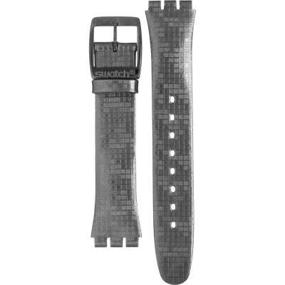 Swatch Irony - Medium - YL AYLM700 YLM700 London Smoke Horlogeband