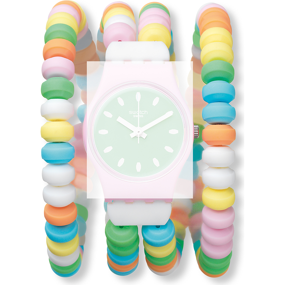Swatch bandjes ALP135B LP135 Caramellissima Small • Officieel merkdealer •  Horloge.nl