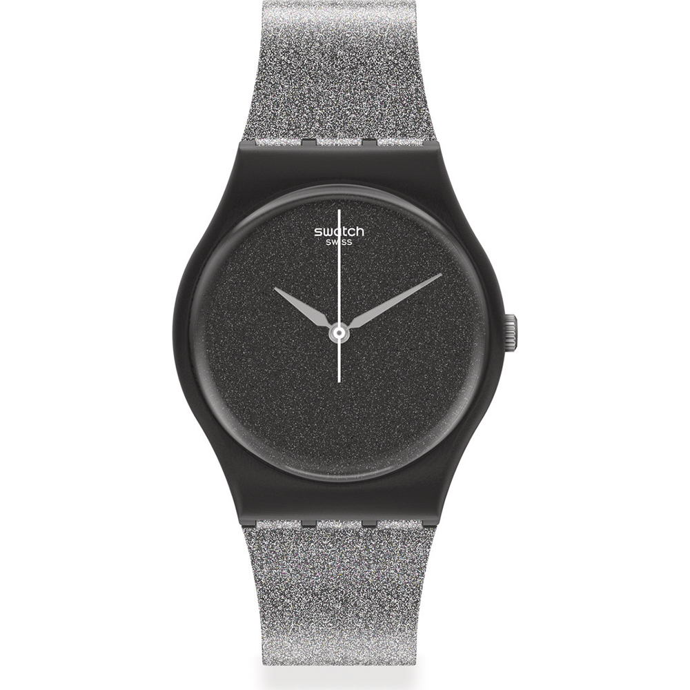 Swatch Standard Gents SO28B105 Magi Blacksparkle Horloge