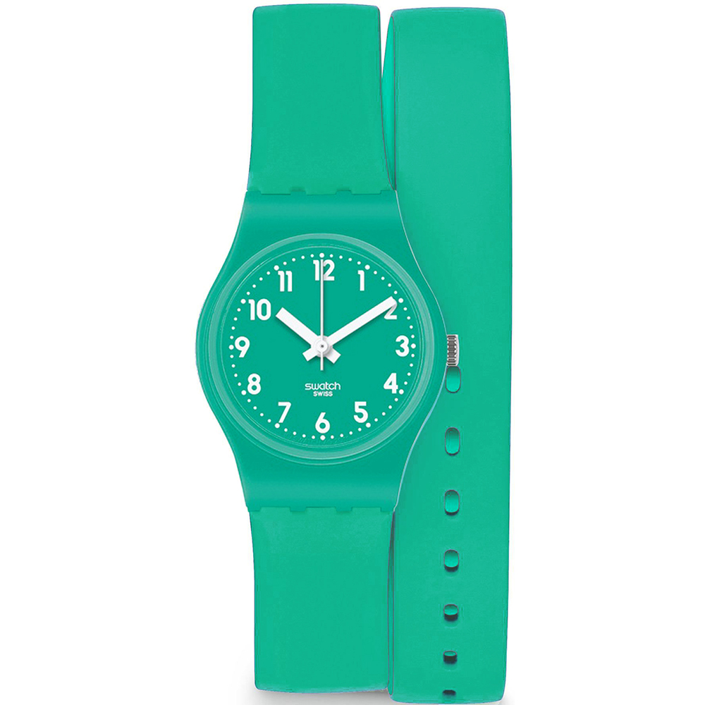 Swatch Standard Ladies LL115 Mint  Leave Horloge