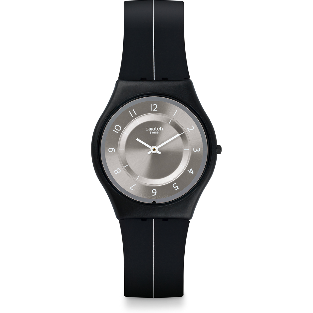 Swatch Skin SFB145 My Silver Black Horloge