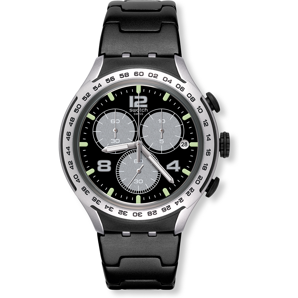 Swatch XLite Chrono YYS4026AG Night Attack Horloge