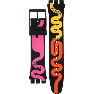 Swatch Plastic - Originals Large (41mm) SUO/SO29/SO32 ASUOB108 SUOB108 No Guts No Glory Horlogeband