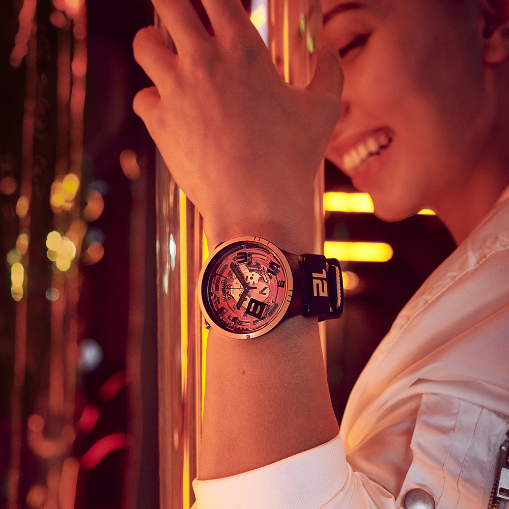 Swatch Big Bold SB01B127 Oops! horloge • EAN: 7610522842762 • Horloge.nl