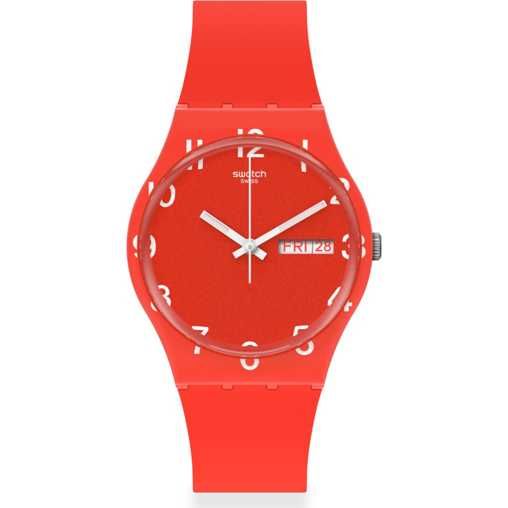 Swatch Standard Gents GR713 Over Red Horloge
