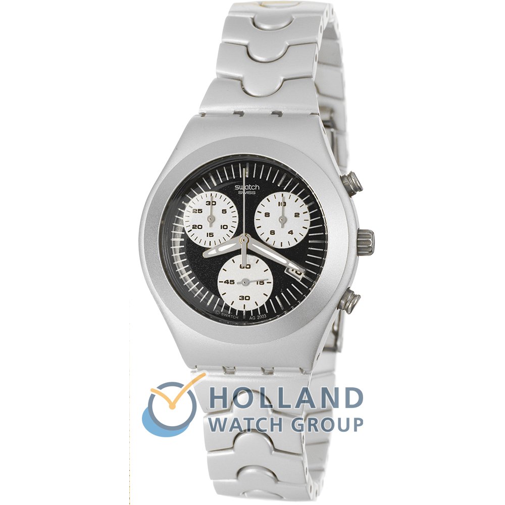 Swatch Chrono Medium YMS4004AG Paving Stone Horloge