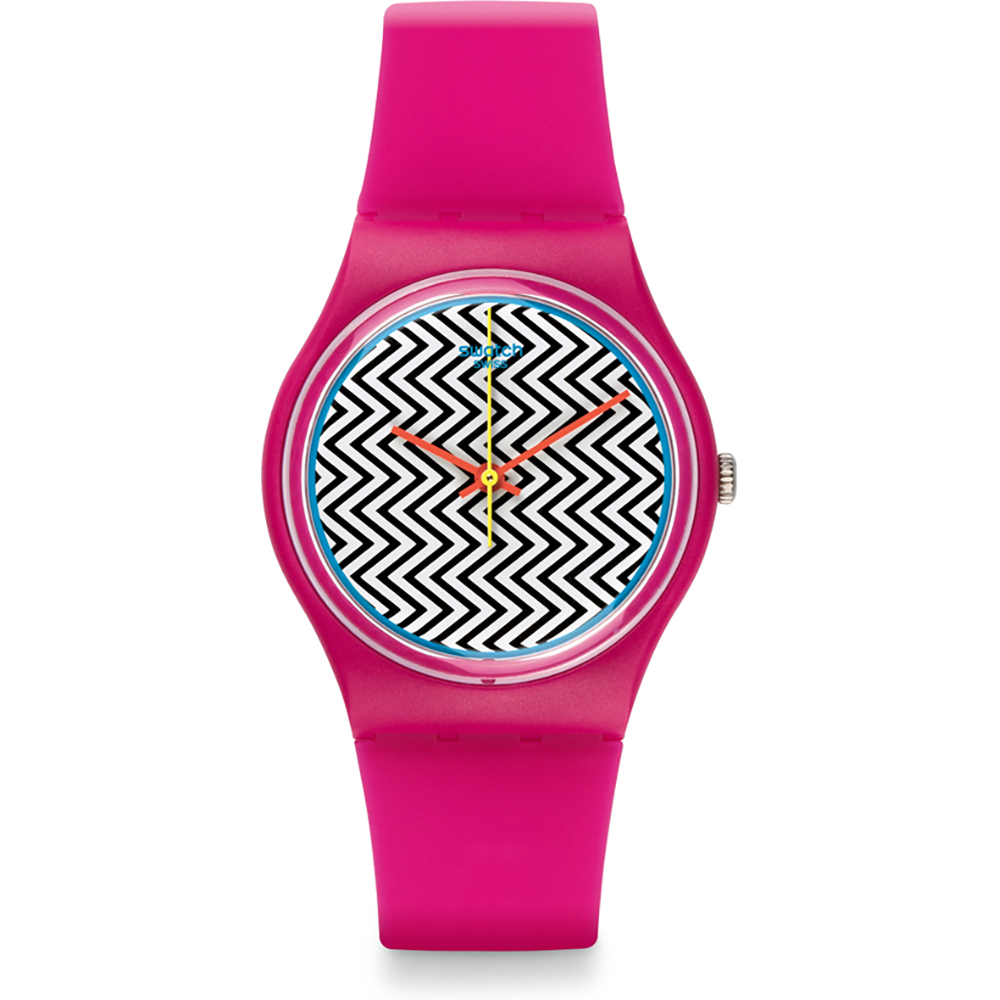 Swatch Standard Gents GP142 Pink Fuzz Horloge