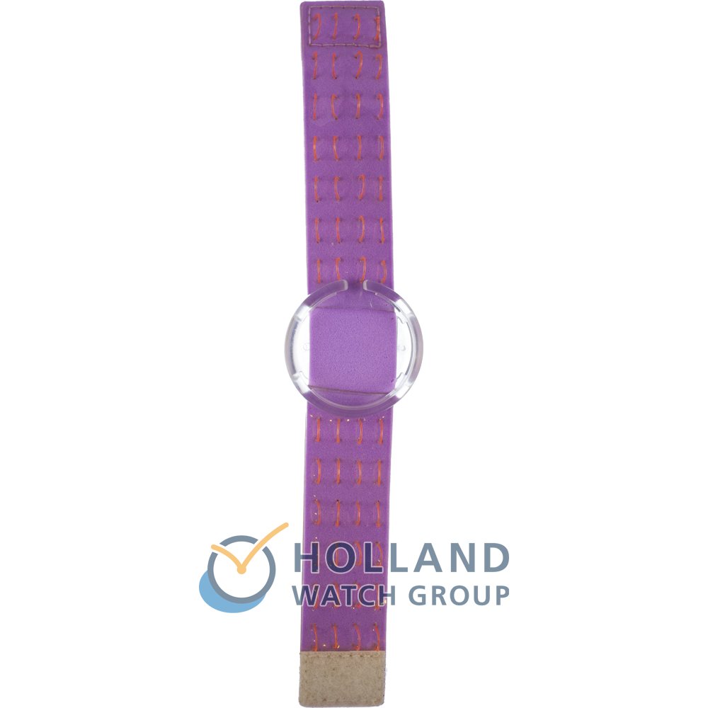 Swatch Plastic  - Pop Medium - PM APMK141B PMK141 Orange Brush Small Horlogeband