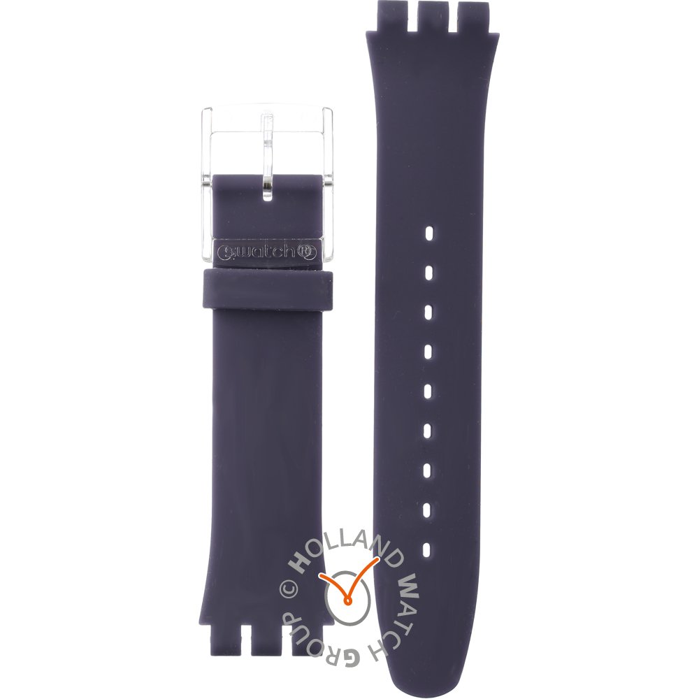 Swatch Plastic - NewGent SUO/SO29/SO32 ASUOK712 Polapurple Horlogeband