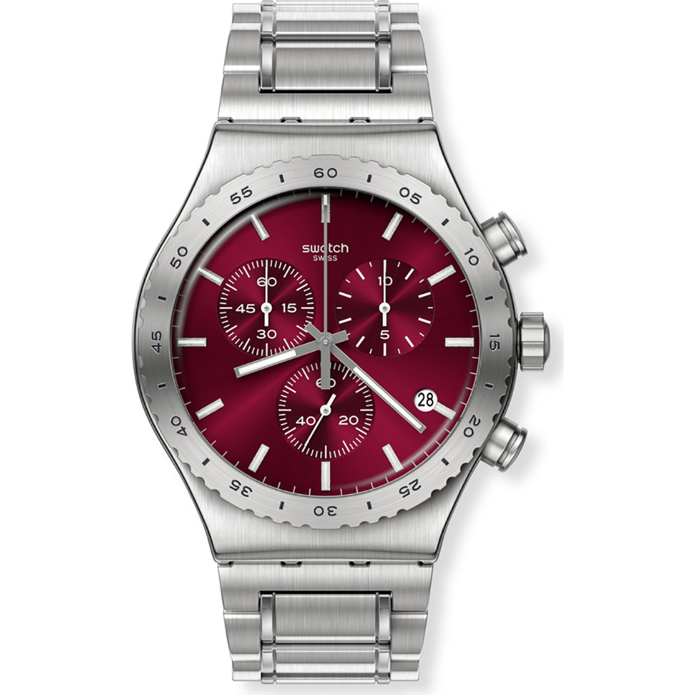 Swatch Irony - Chrono New YVS499G Purple Irony Horloge