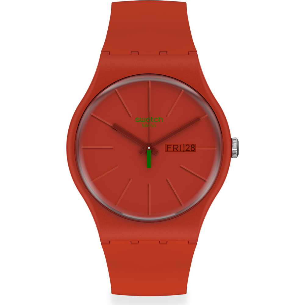 Swatch NewGent SO29R700 1983 Red Vremja Horloge