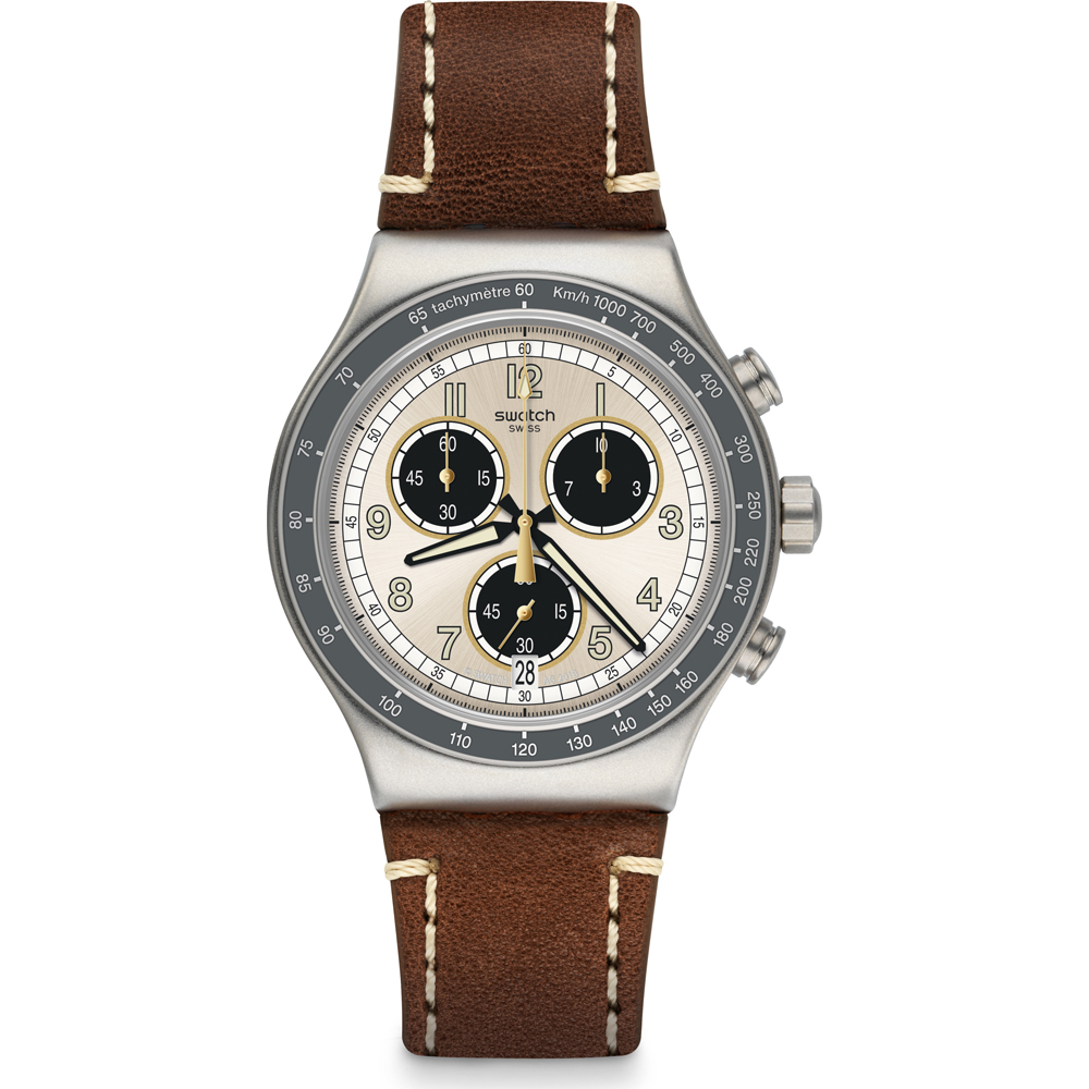 Swatch Irony - Chrono New YVS455 Rhum Horloge