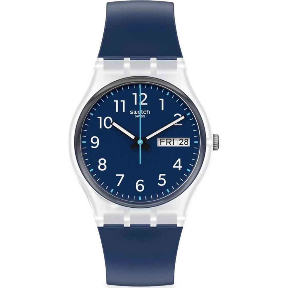 Swatch Standard Gents GE725 Rinse Repeat Navy Horloge