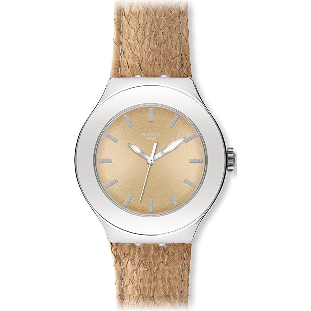 Swatch Nabab YNS121 Salmon Gold Horloge