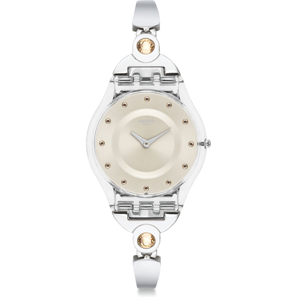 Swatch Skin SFK376G Salmon Pearls Horloge