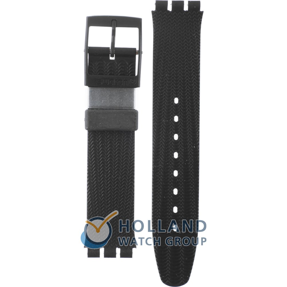 Swatch Plastic - Auto/Scuba/Chrono - SA/SC/SD/SE/SH/SO/ST ASDK910 SDK910 Perla Nera Horlogeband