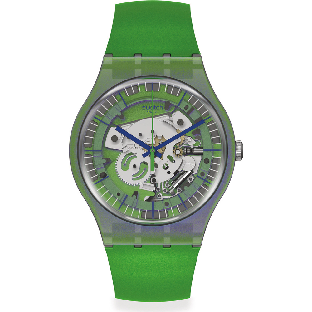 Swatch NewGent SUOM117 Shimmer Green Horloge