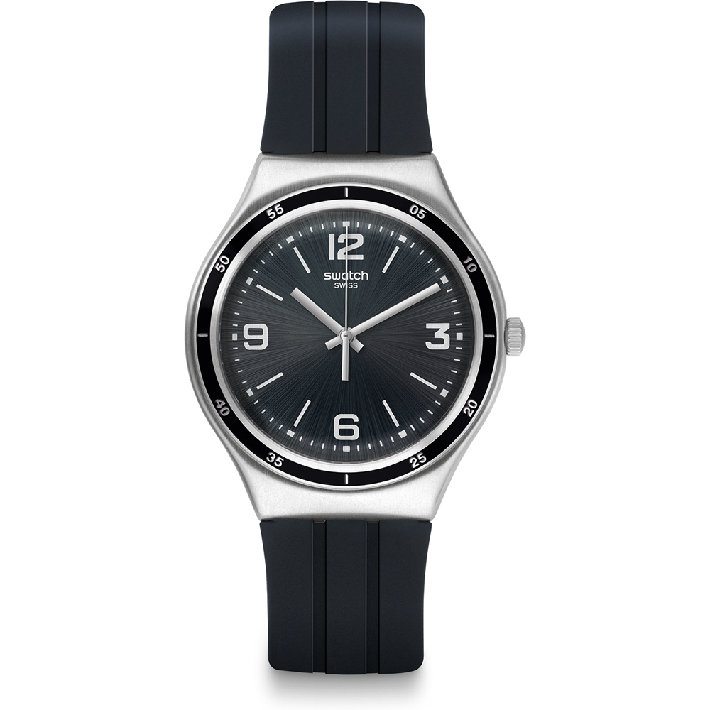Swatch Big YGS132 Shiny Black Horloge