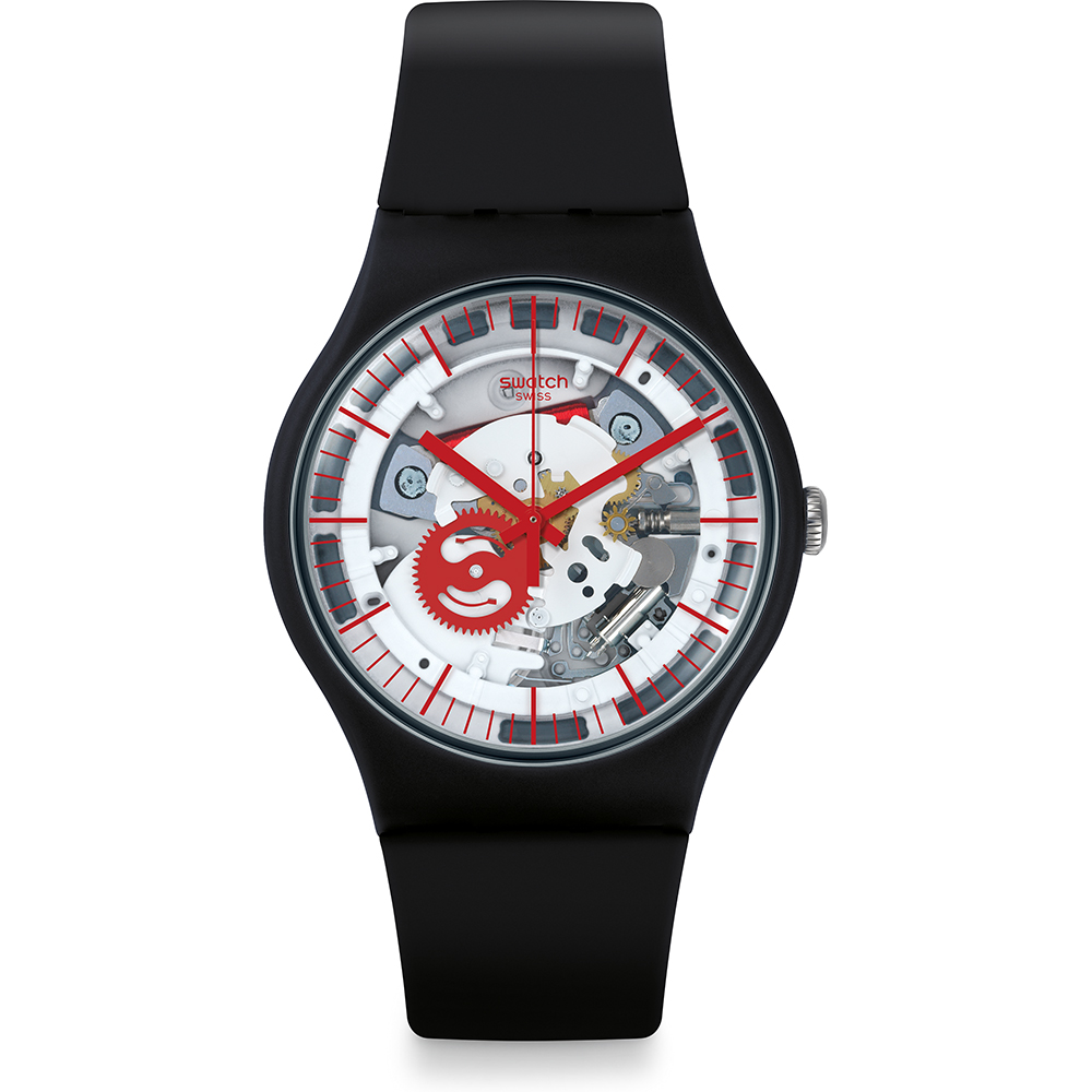 Swatch NewGent SUOB153 Siliblack Horloge