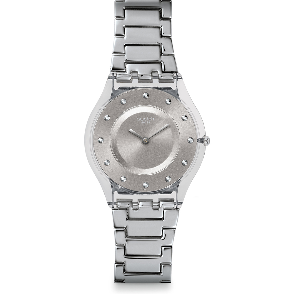 Swatch Skin SFK393G Silver Drawer Horloge