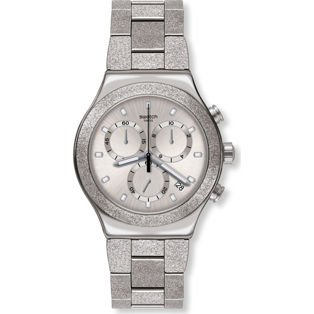 Swatch Irony - Chrono New YVS472G Silver Explosion Horloge