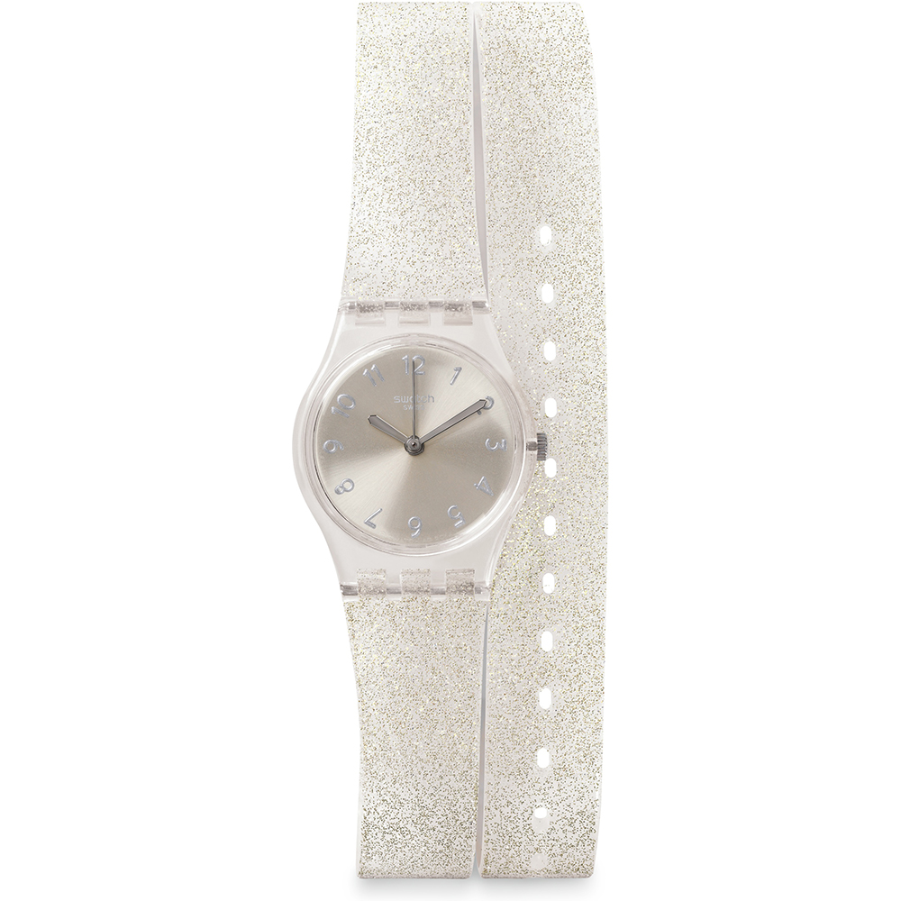 Swatch Standard Ladies LK343 Silver Glistar Horloge