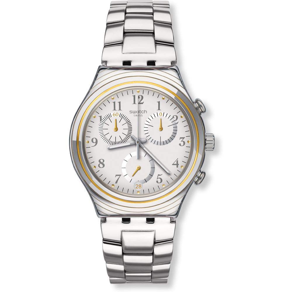 Swatch Watch Irony Chrono Silvernow YCS586G