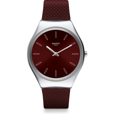 Swatch Skin Irony SYXS120 Skinburgundy Horloge