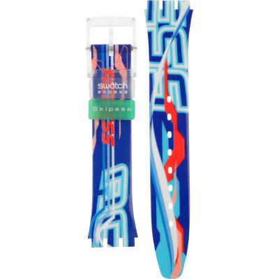 Swatch Plastic - Originals Medium (34mm) /Access/Solar/Musicall/Stop - G/SK/SL/SR/SS/SO28 ASKK105 SKK105 Comin' Thru Horlogeband