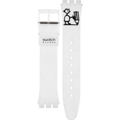 Swatch Plastic - Originals Medium (34mm) /Access/Solar/Musicall/Stop - G/SK/SL/SR/SS/SO28 ASKZ102 SKZ102 Journalist Horlogeband