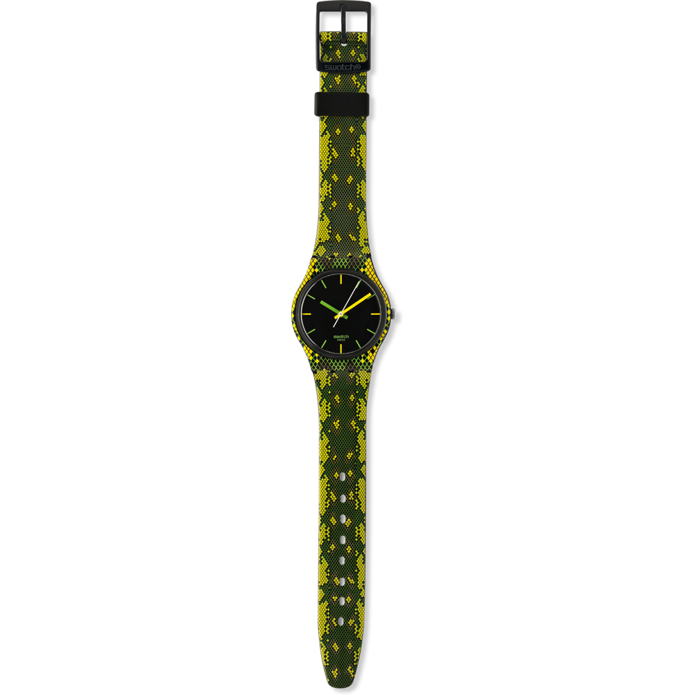 Swatch Standard Gents GB253 Snaky Green Horloge